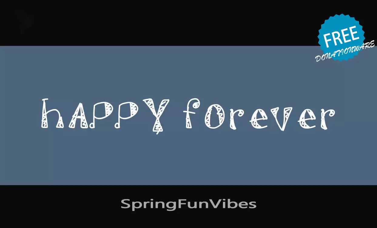 Font Sample of SpringFunVibes