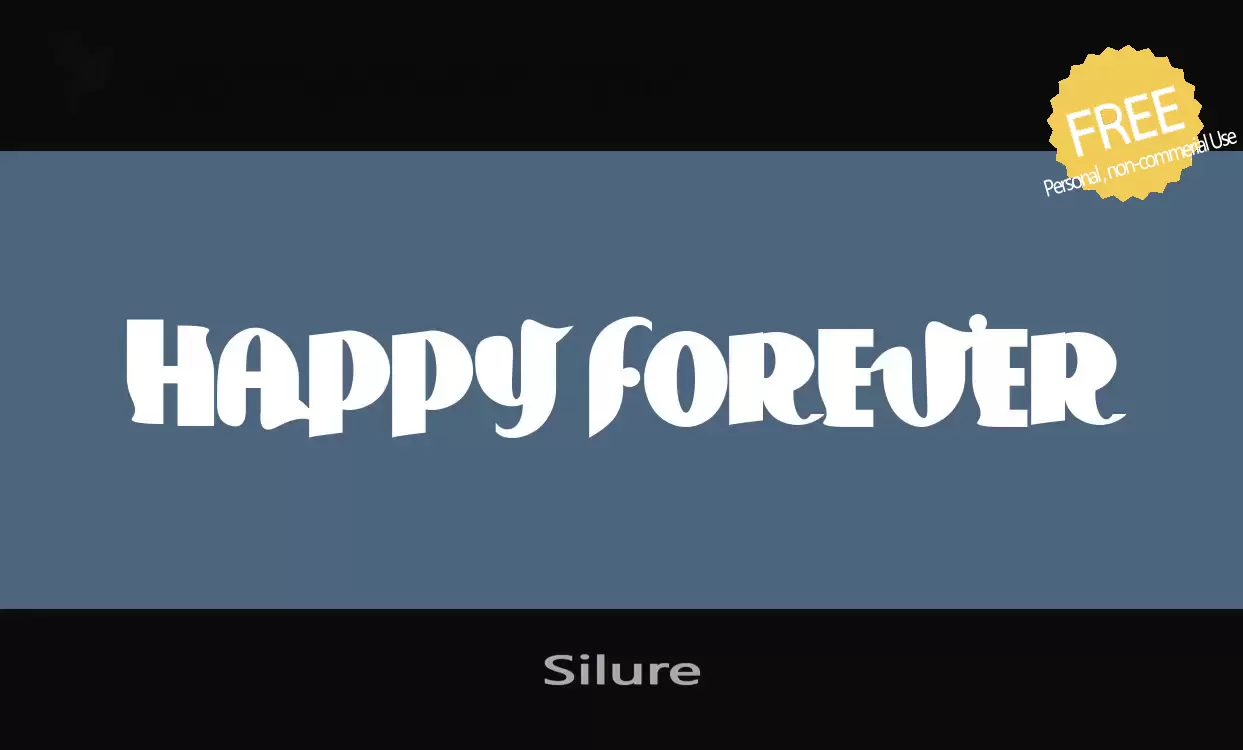 Font Sample of Silure