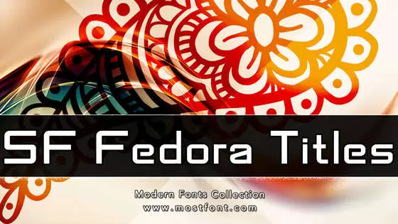 Typographic Design of SF-Fedora-Titles