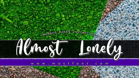 Typographic Design of Almost-Lonely