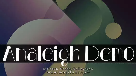 Typographic Design of Analeigh-Demo