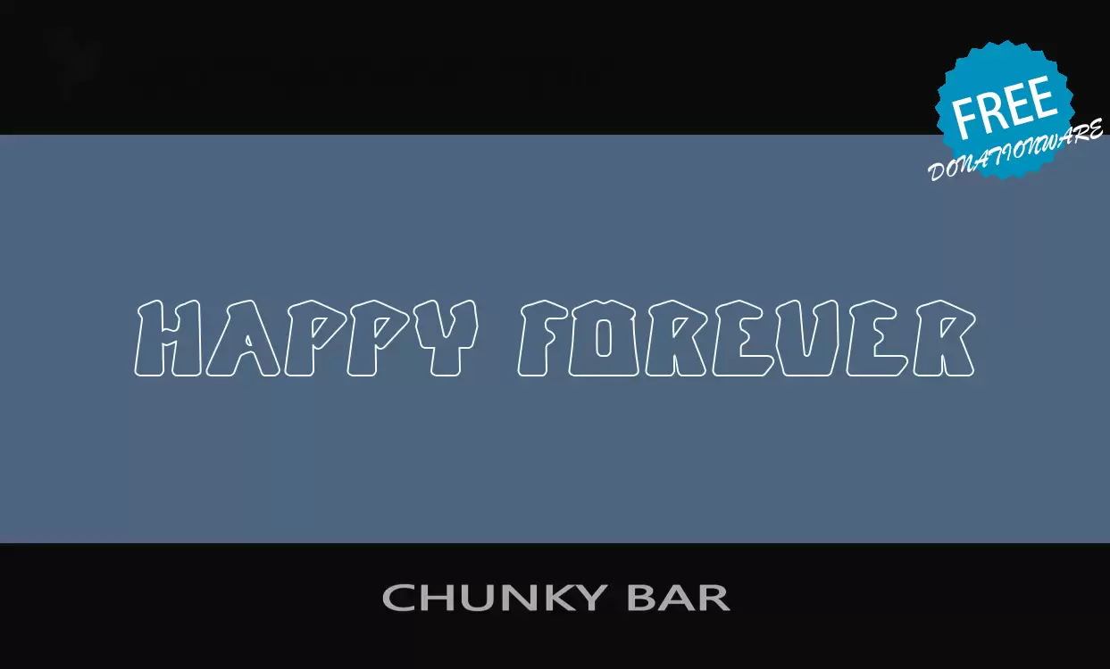 Sample of CHUNKY-BAR