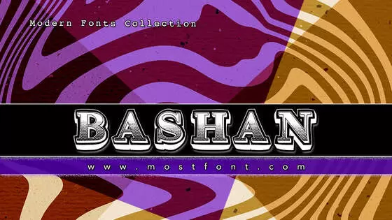 Typographic Design of Bashan