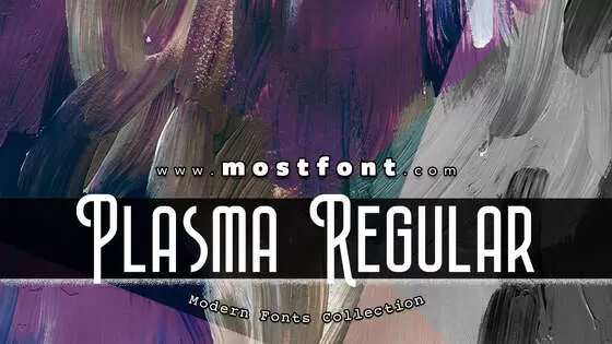 「Plasma-Regular」字体排版图片