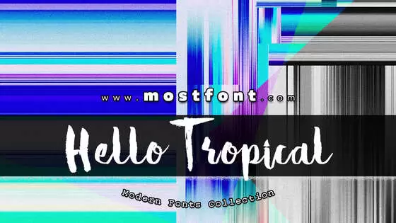 Typographic Design of Hello-Tropical