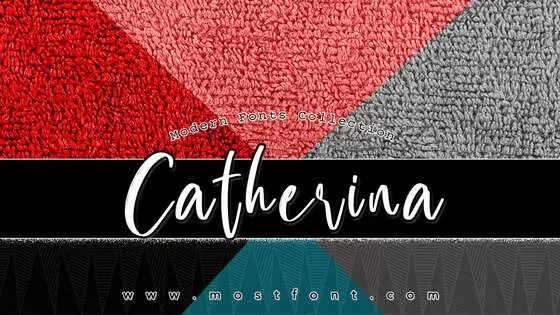 「Catherina」字体排版样式