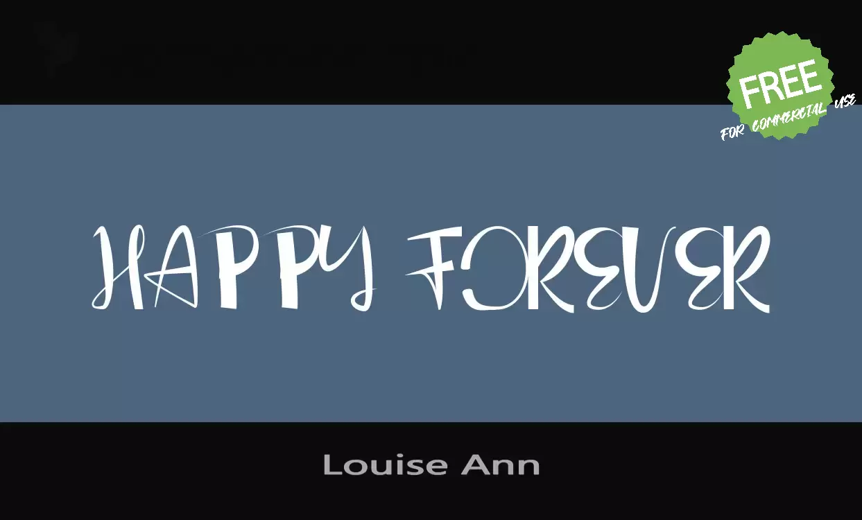 Sample of Louise Ann