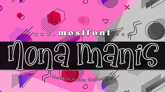 Typographic Design of Nona-Manis-Outline