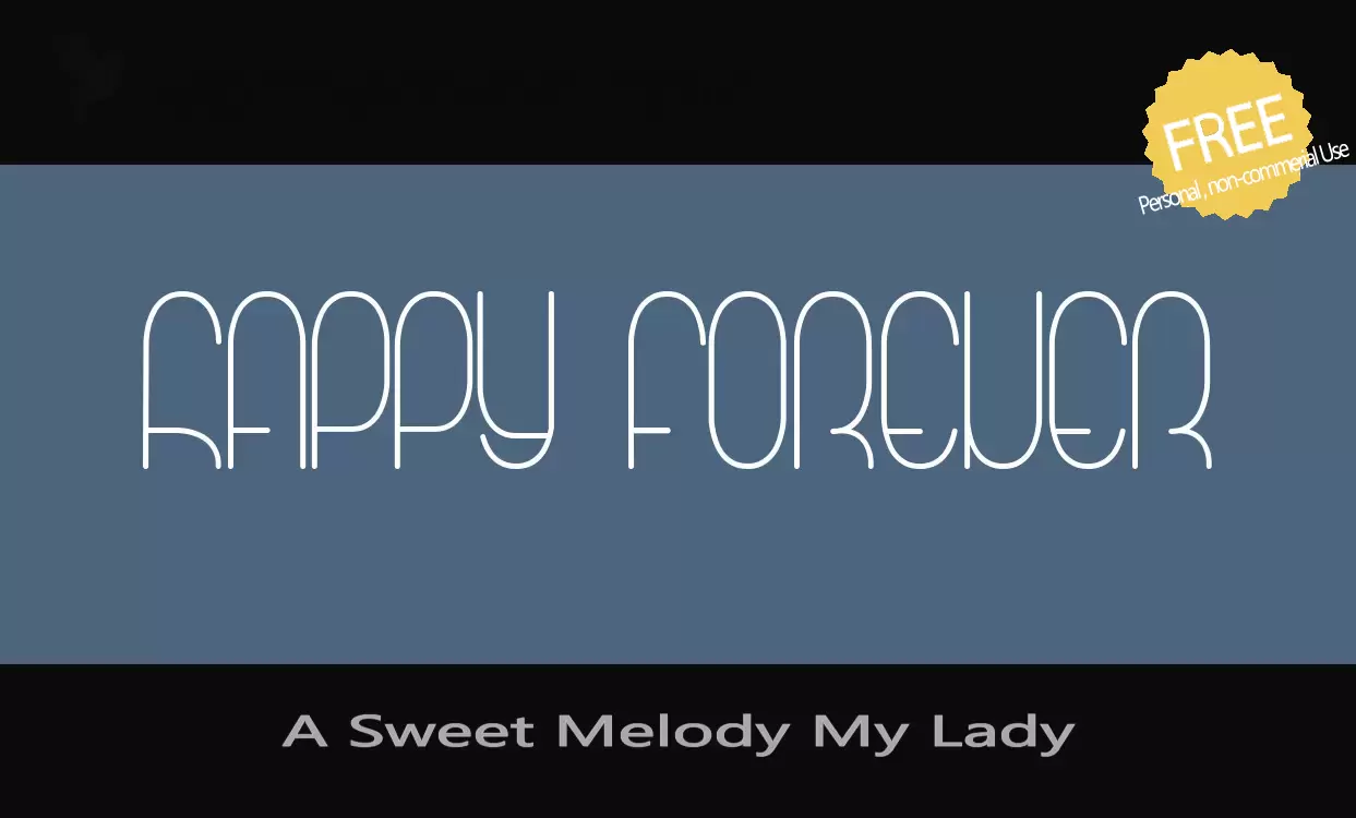 Sample of A-Sweet-Melody-My-Lady