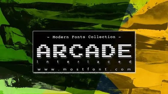 Typographic Design of Arcade-Interlaced