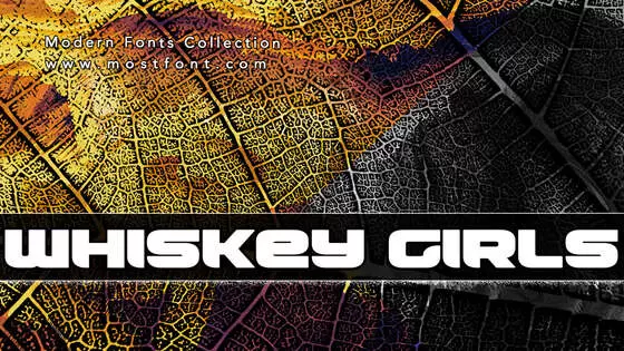 「Whiskey-Girls」字体排版图片