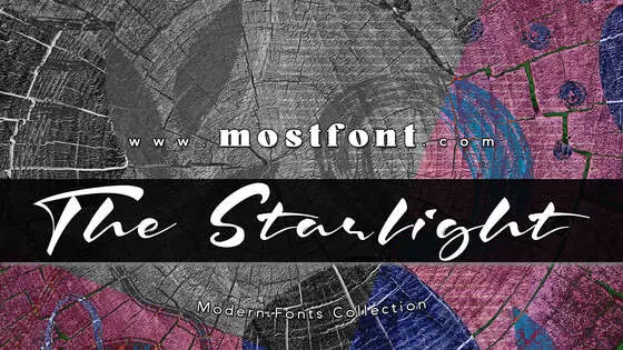 Typographic Design of The-Starlight