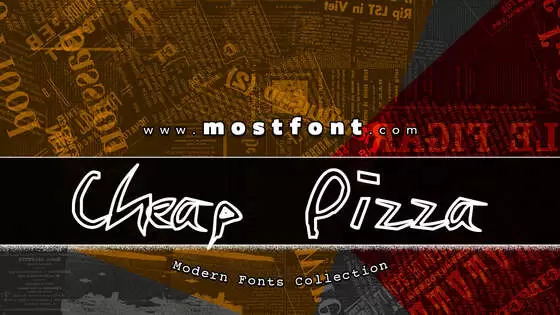 Typographic Design of Cheap-Pizza