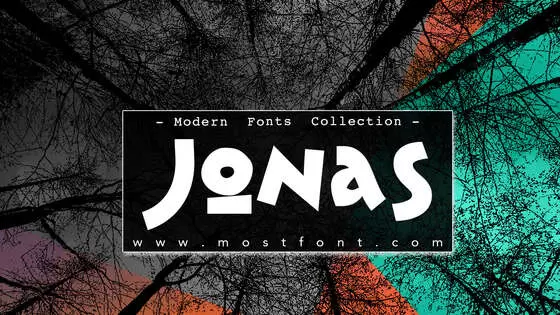 「Jonas」字体排版图片