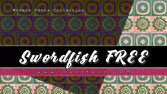 Typographic Design of Swordfish-FREE