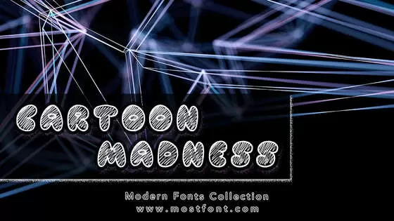 「Cartoon-Madness」字体排版图片