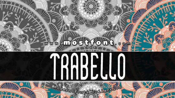 Typographic Design of Trabello