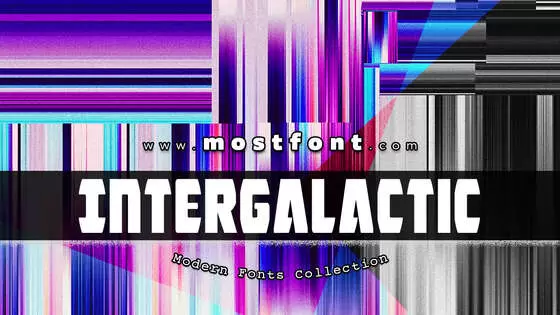 「Intergalactic-Condensed」字体排版样式