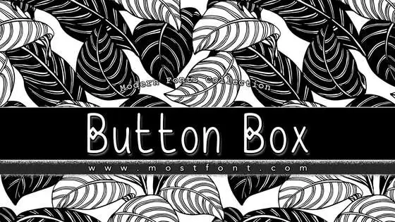 「Button-Box」字体排版图片