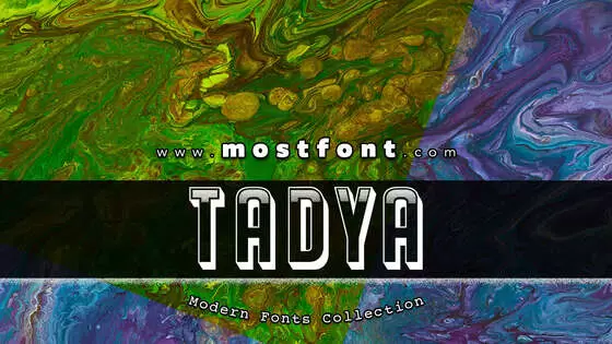 Typographic Design of Tadya