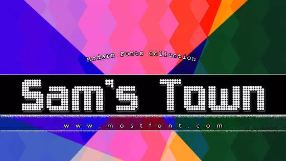 Typographic Design of Sam's-Town