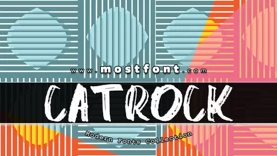 Typographic Design of Catrock