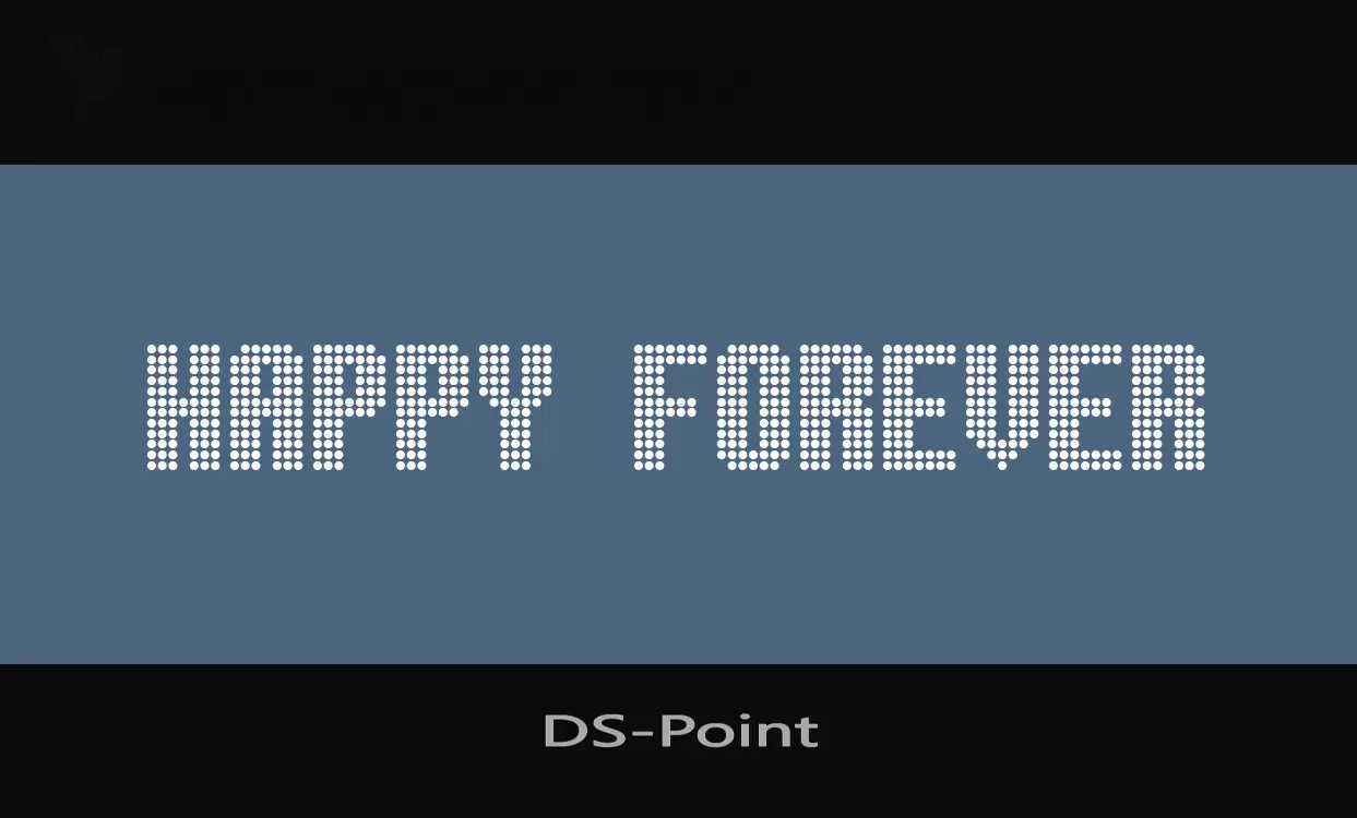 「DS-Point」字体效果图