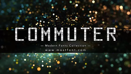 Typographic Design of Commuter