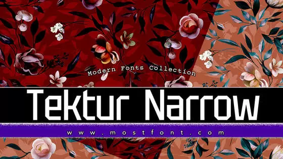 Typographic Design of Tektur-Narrow