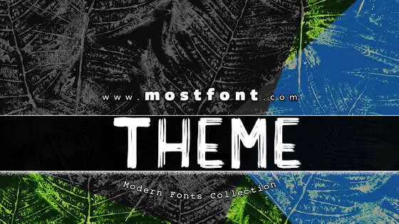 Typographic Design of THEME