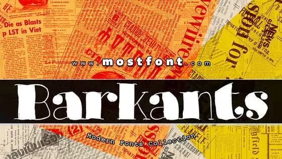 Typographic Design of Barkants