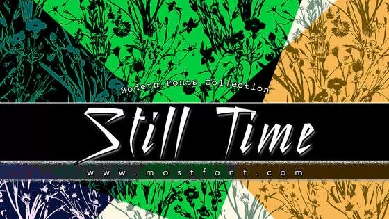 「Still-Time」字体排版图片