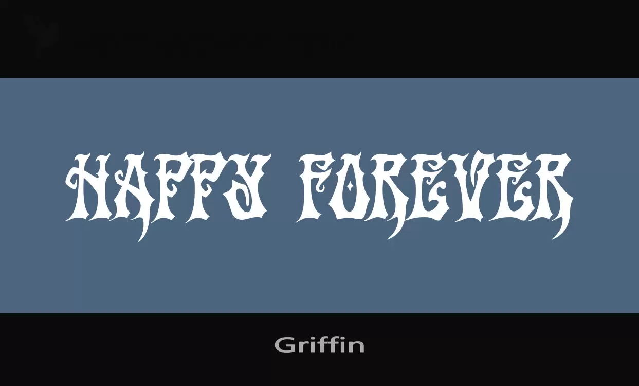 Font Sample of Griffin