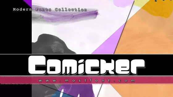 「Comicker」字体排版样式