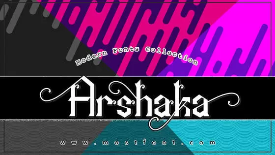 Typographic Design of Arshaka