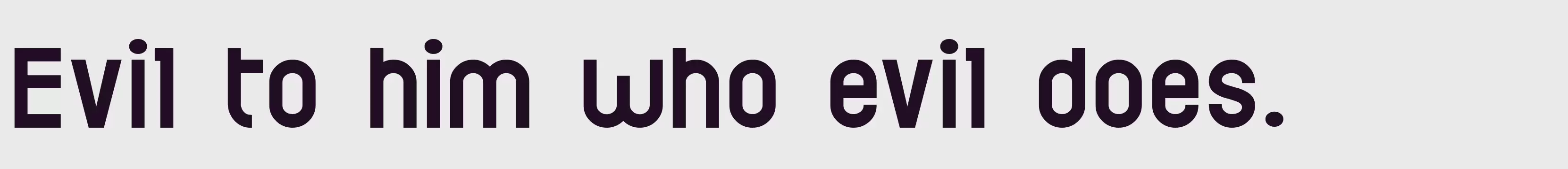 「ElValle Bold」字体效果图