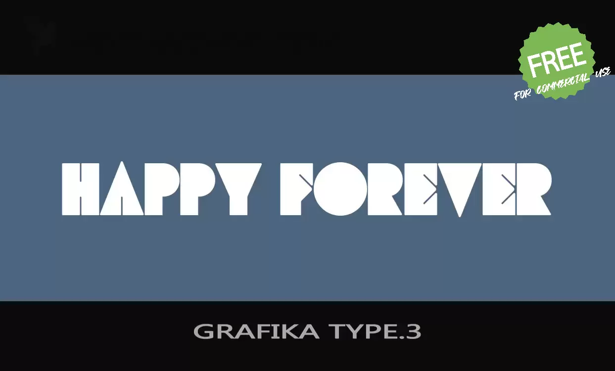 「GRAFIKA TYPE.3」字体效果图