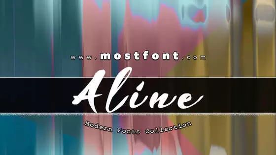 「Aline」字体排版样式