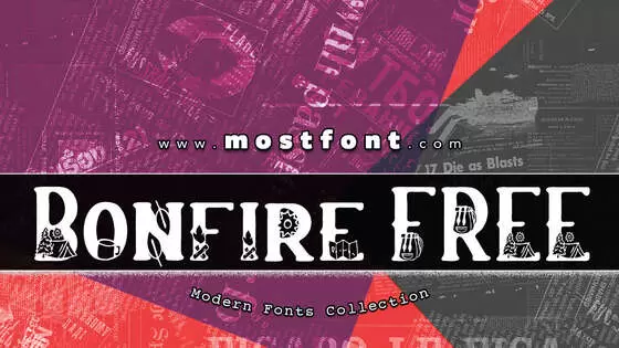 Typographic Design of Bonfire-FREE