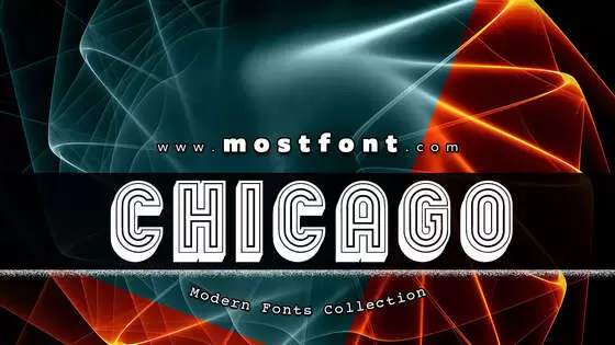 Typographic Design of Chicago-Neon-3D