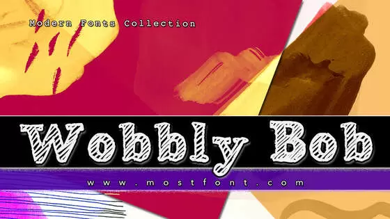 「Wobbly-Bob」字体排版图片