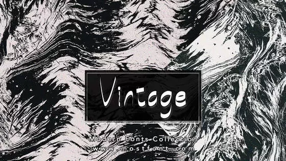 Typographic Design of Vintage