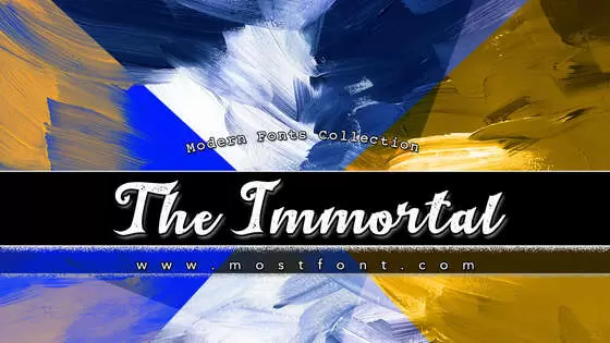 Typographic Design of The-Immortal-1