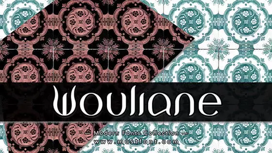 Typographic Design of Wouliane