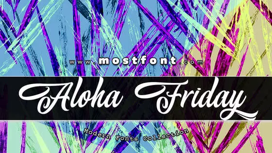 Typographic Design of Aloha-Friday---Personal-Use