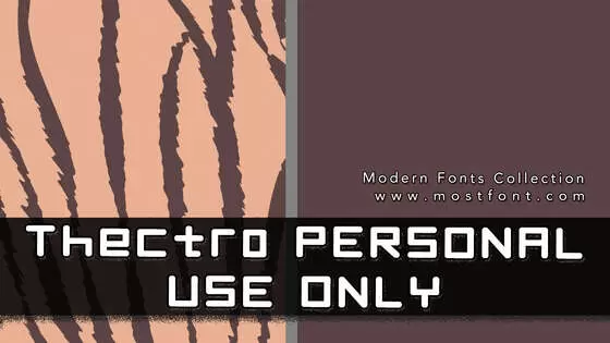 Typographic Design of Thectro-PERSONAL-USE-ONLY