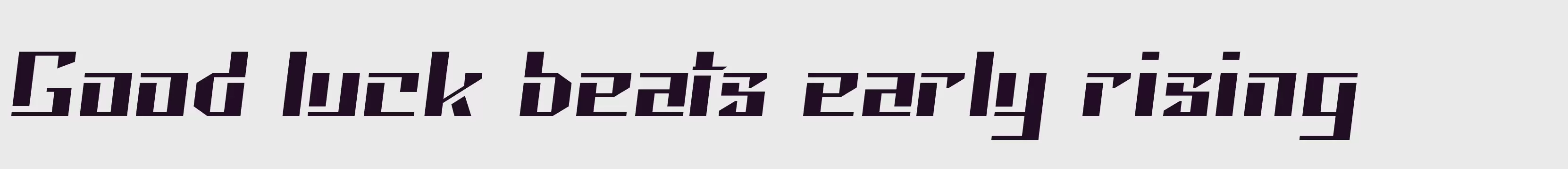 「NeolionDemoItalic」字体效果图