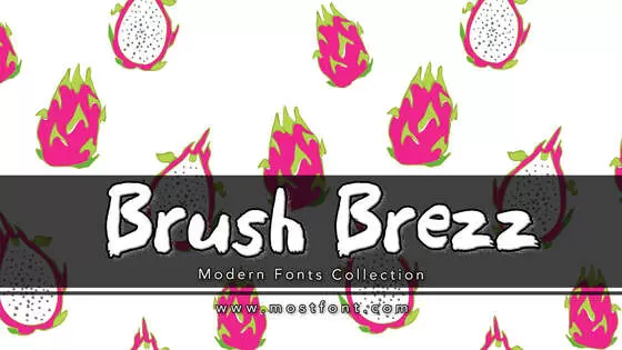 「Brush-Brezz」字体排版图片