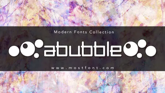 Typographic Design of Abubble