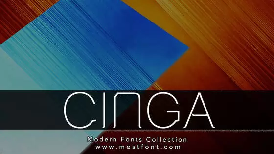 Typographic Design of Cinga